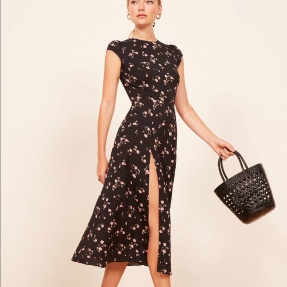 Reformation Gavin Cut-Out Midi - 0